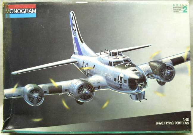 Monogram 1/48 B-17G Flying Fortress, 5600 plastic model kit